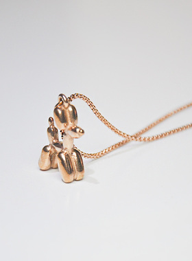 民族风时尚个性动物吊坠可爱甜美小狗狗项链春夏季配饰品节日礼物