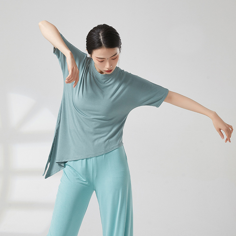 共妍現代舞短袖夏季舞蹈練功服