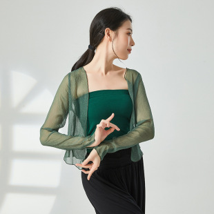 共妍古典舞身韵雪纺纱衣宽松飘逸上衣中国舞蹈生练功服艺考开衫 女