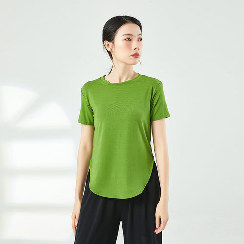 共妍莫代尔现代舞蹈圆领练功服
