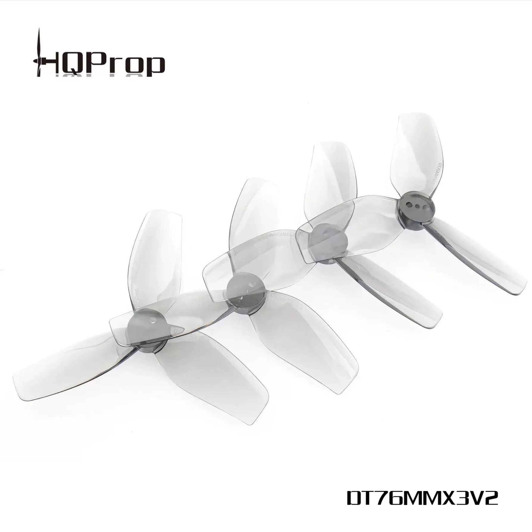 HQProp T76MM*3 V2 3寸穿越机涵道圈圈机cinewhoop三叶正反螺旋桨