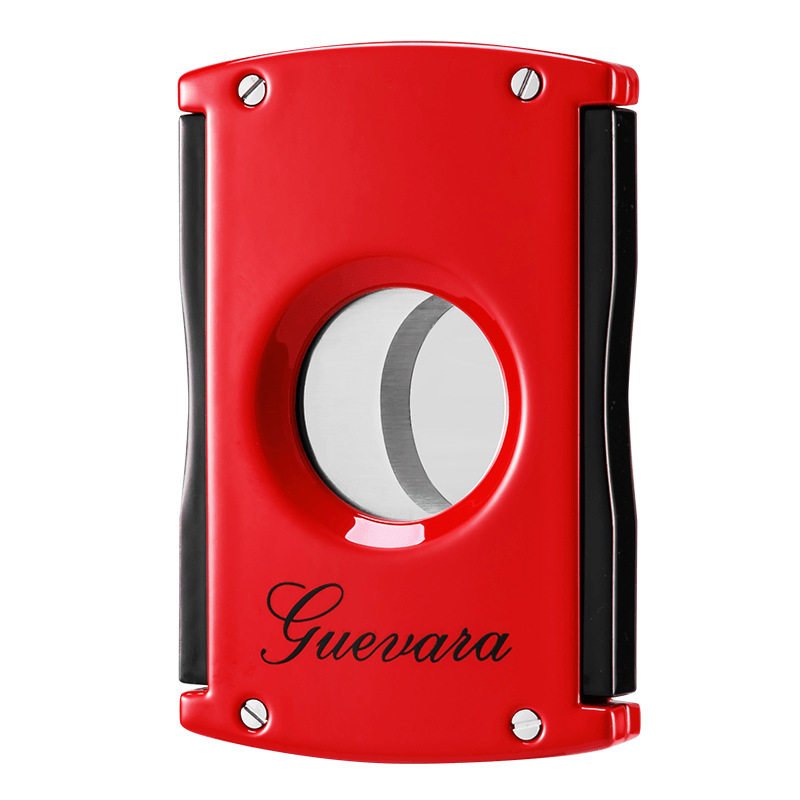 雪茄刀雪茄剪不锈钢锋利双刃带雪茄剪皮套精美礼盒包装