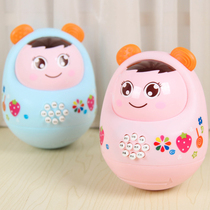 Baby toy tumbler can bite early childhood education machine doll large size educational music children's tumbler toy baby