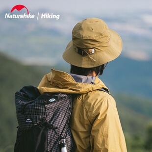 男女便携成人钓鱼帽透气防晒遮阳帽 Naturehike挪客渔夫帽户外夏季