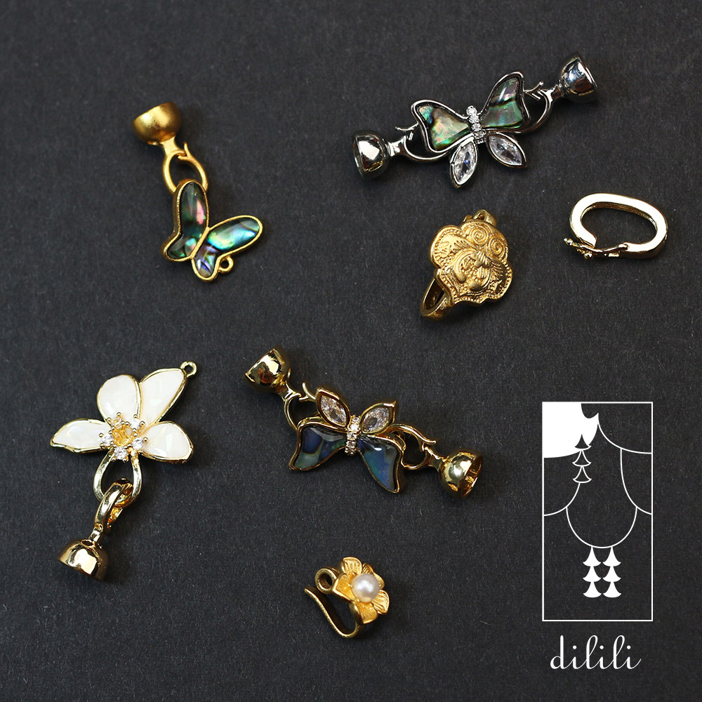 手链项链饰品首饰扣头万能扣卡扣龙虾扣弹簧扣延长链