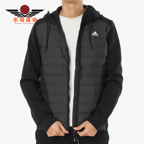阿迪达斯男子连帽运动羽绒服外套