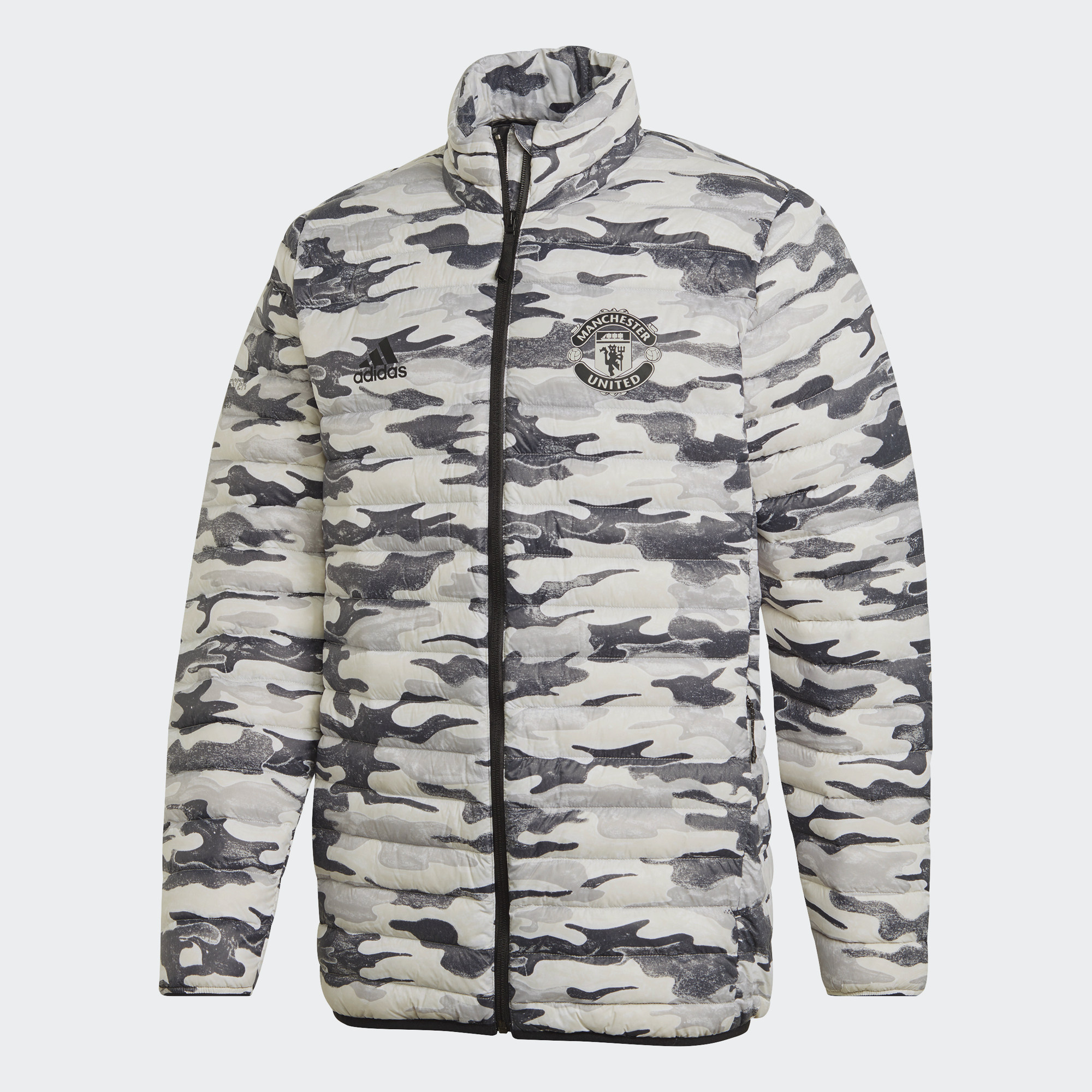 阿迪达斯正品男子曼联足球羽绒服