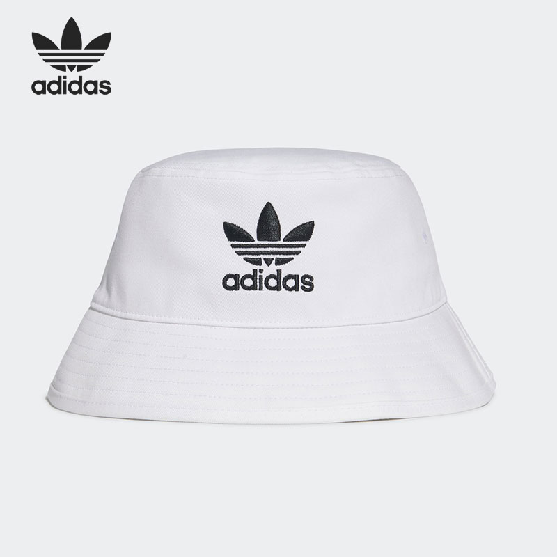 Adidas/阿迪达斯正品新男女三叶草休闲盆帽运功渔夫帽FQ4641