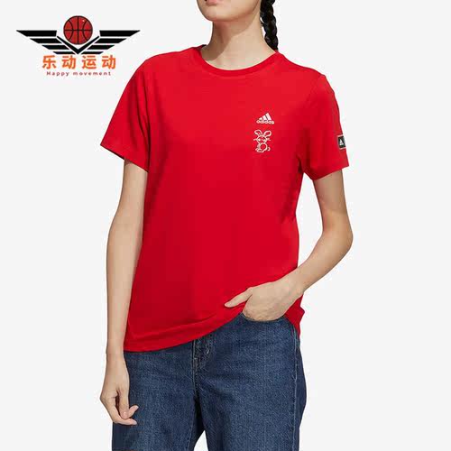阿迪达斯正品短袖女子T恤