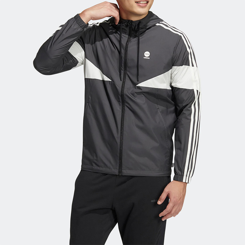 阿迪达斯正品男子运动夹克外套