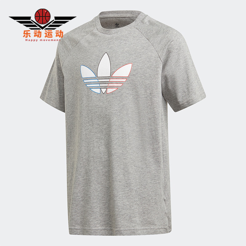 Adidas/阿迪达斯三叶草大童短袖