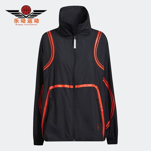 新款 春季 smc女子运动高领夹克外套HD9120 阿迪达斯正品 Adidas