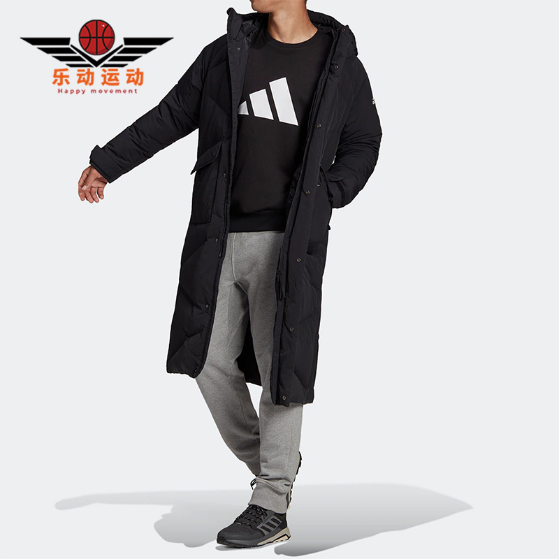 阿迪达斯正品长男子保暖羽绒服