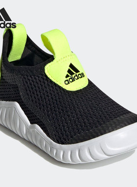 Adidas/阿迪达斯正品春季新款透气儿童黑色休闲运动鞋FZ3948