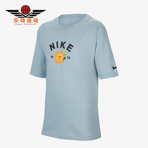 Nike/耐克正品新款大童运动休闲印花短袖T恤FJ7236-483