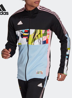 Adidas/阿迪达斯正品年夏季新款男子立领足球训练夹克 H50879