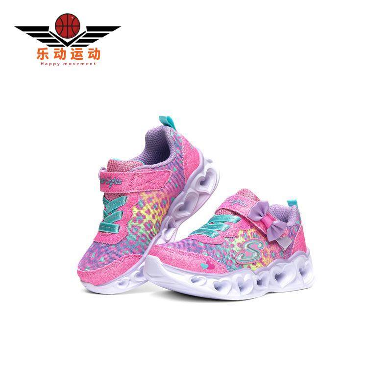 Skechers/斯凯奇正品 春季女小童心形闪灯魔术贴运动休闲鞋,童鞋/婴儿鞋/亲子鞋,运动鞋,淘宝优惠券,粉丝福利购,淘宝优惠卷