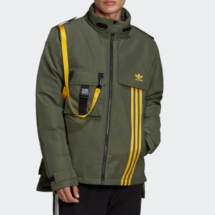 阿迪达斯正品 休闲运动羽绒服 三叶草 男子冬季 GJ6737 新款 Adidas