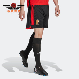 世界杯比利时队男子足球运动休闲短裤 HD9414 阿迪达斯正品 Adidas