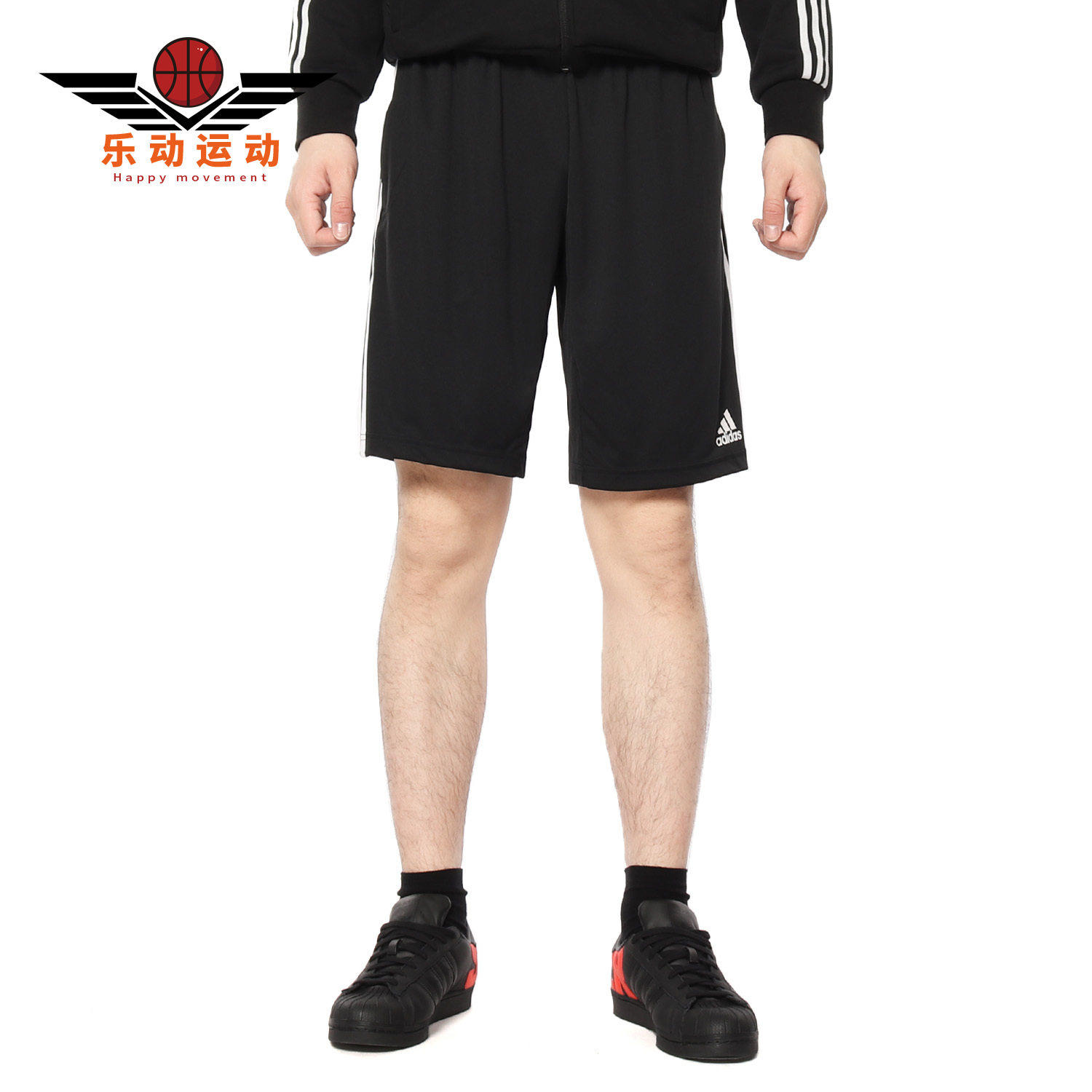 adidas/阿迪达斯正品新款透气休闲跑步训练运动短裤d95940