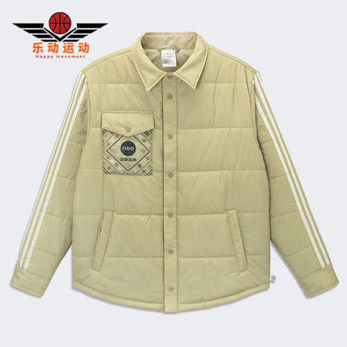 阿迪达斯Neo男子休闲运动棉服