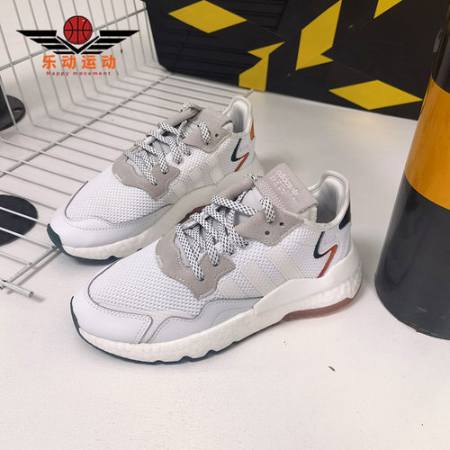 阿迪达斯正品三叶草大童运动鞋