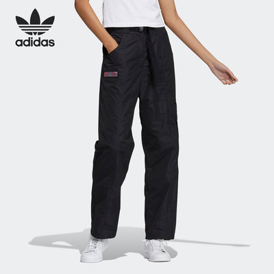Adidas/阿迪达斯正品三叶草PREM PANTS休闲女子工装长裤 GU5788
