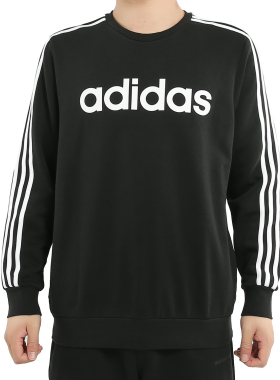 Adidas/阿迪达斯正品E 3S CREW FL 男子休闲运动卫衣套头衫DQ3084