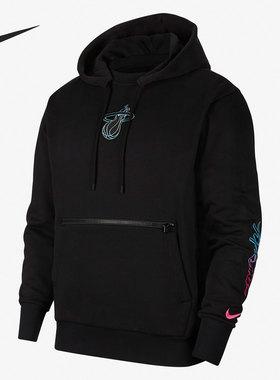 Nike/耐克正品迈阿密热火队COURTSIDE  男子套头连帽衫 CN1815