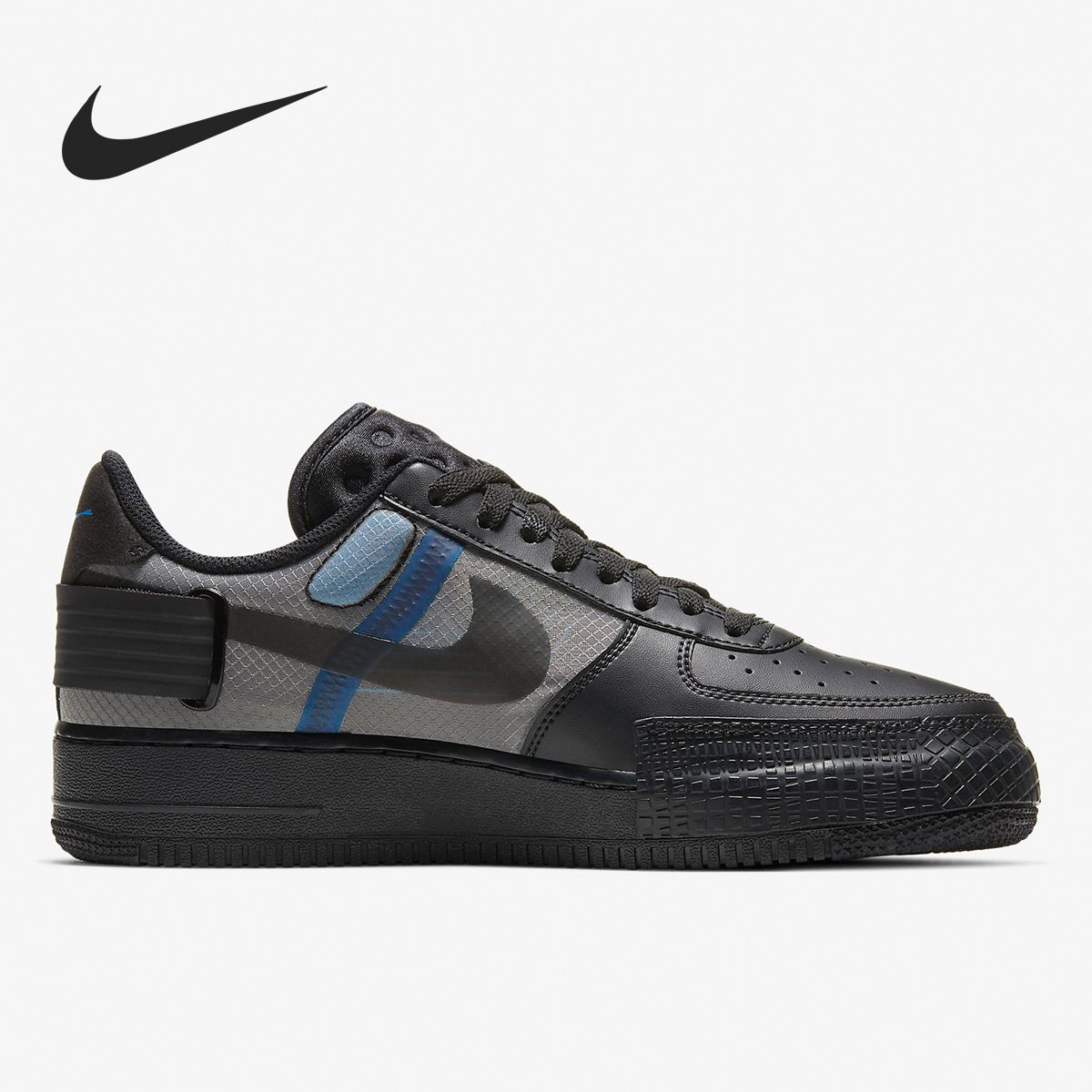nike/耐克正品 air force 1 空军一号 af1 解构绑带休闲鞋 at7859