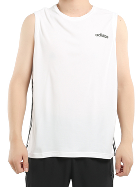 Adidas/阿迪达斯正品新款男子D2M SL3S休闲运动T恤背心DU1249