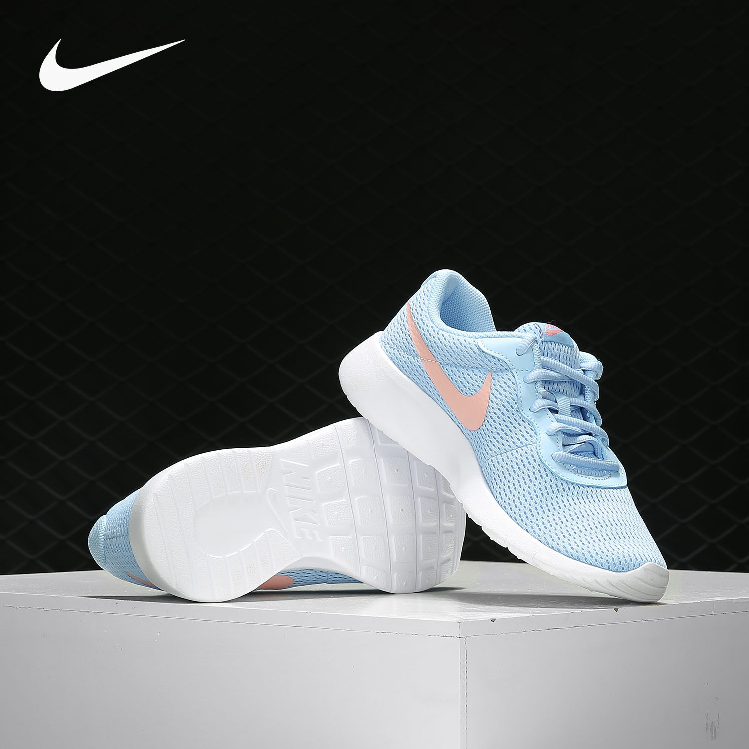 nike/耐克正品春秋新款 tanjun 大童休闲运动鞋童鞋818384