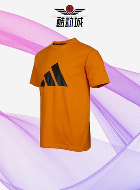 Adidas/阿迪达斯正品年夏季新款男子休闲运动透气短袖 H46562