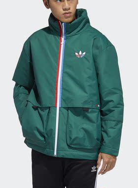 Adidas/阿迪达斯正品三叶草春季新款男子休闲棉服外套 H15935
