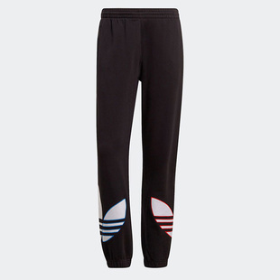 Adidas/阿迪达斯正品三叶草冬新款大logo运动裤子收口长裤 GN3574