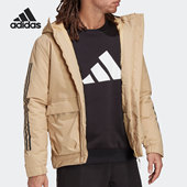 新款 秋季 男子保暖连帽棉服GQ2330 阿迪达斯正品 Adidas
