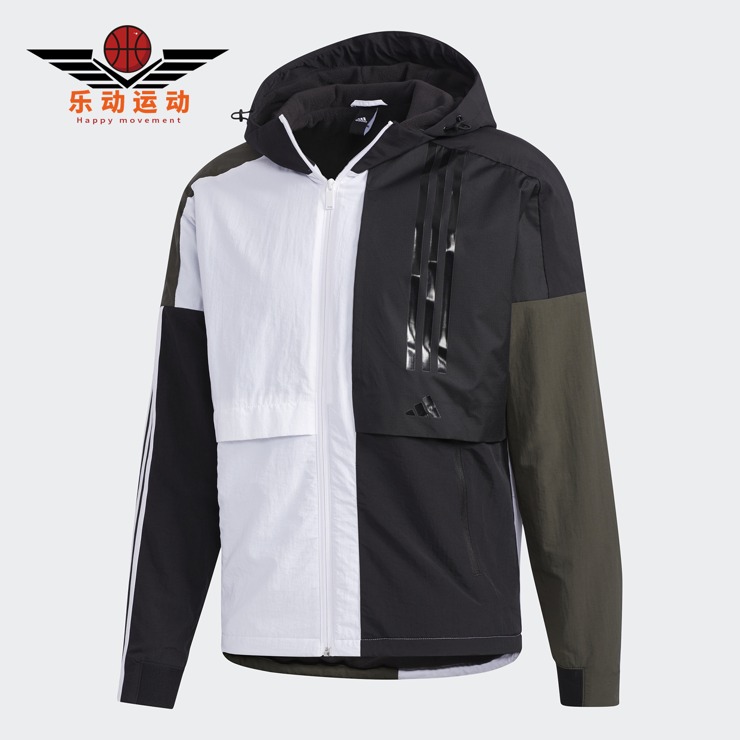 阿迪达斯正品男子休闲夹克外套