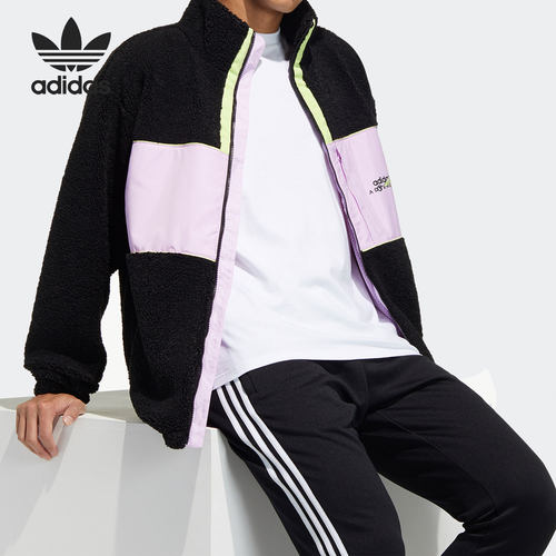 Adidas阿迪达斯男子拉链夹克外套