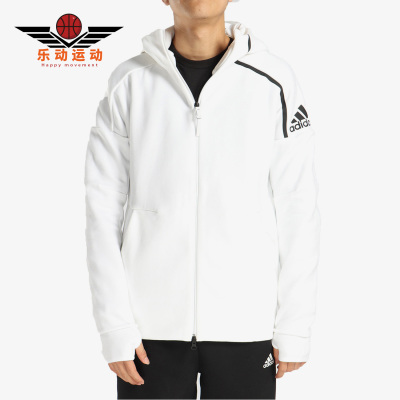 阿迪达斯针织男子运动外套正品
