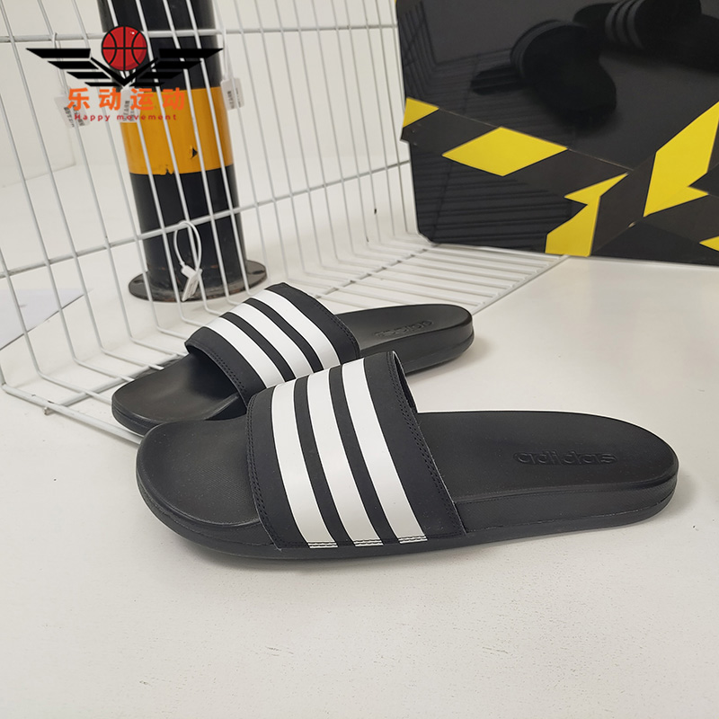阿迪达斯正品男女运动休闲拖鞋