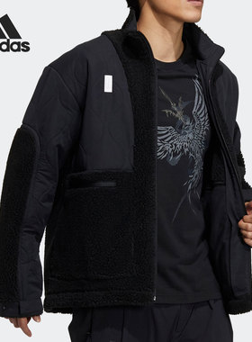 Adidas/阿迪达斯正品休闲男子时尚潮流运动夹克外套 H40243