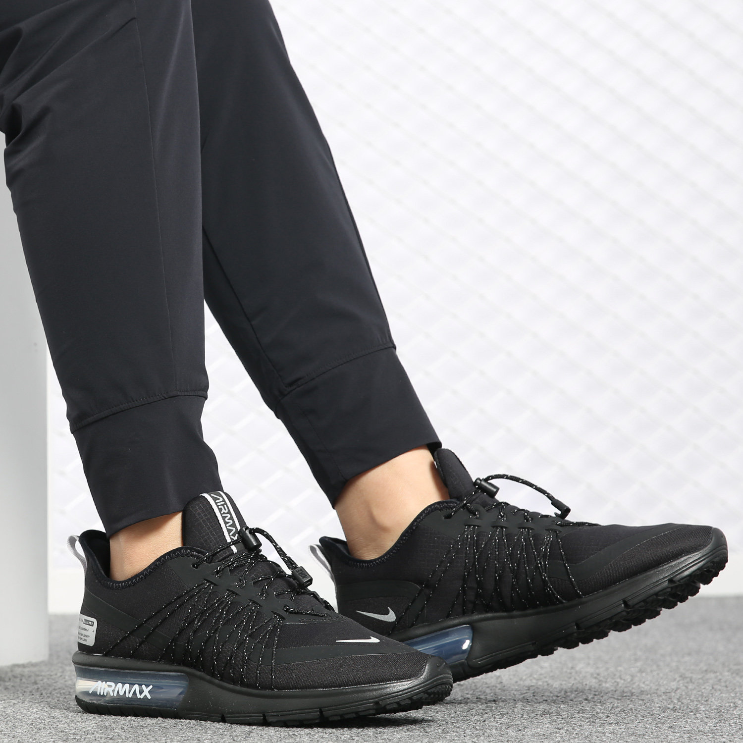 Nike/耐克正品 AIR MAX SEQUENT 4 UTILITY 女子休闲跑步鞋AV5356