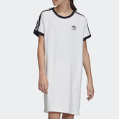 阿迪达斯正品 三叶草 女大童TREFOIL Adidas DRESS连衣裙 DV2894
