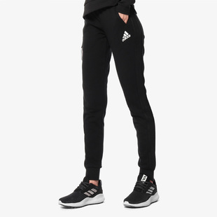 新款 Adidas 阿迪达斯正品 春季 DW5731 女子收口针织休闲长裤