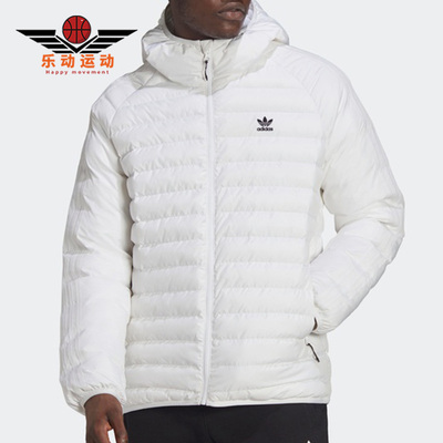 阿迪达斯休闲男子运动连帽棉服