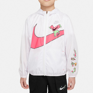 Nike/耐克正品新款小童男女运动连帽防晒薄款外套DX7482-617