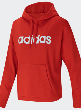 Adidas/阿迪达斯正品neo W CE LINEAR HDY女子运动连帽卫衣H09771