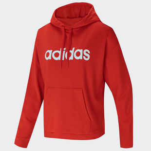 阿迪达斯正品 LINEAR neo HDY女子运动连帽卫衣H09771 Adidas