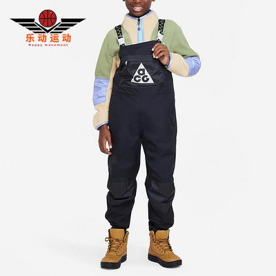 耐克童户外机能工装背带运动长裤