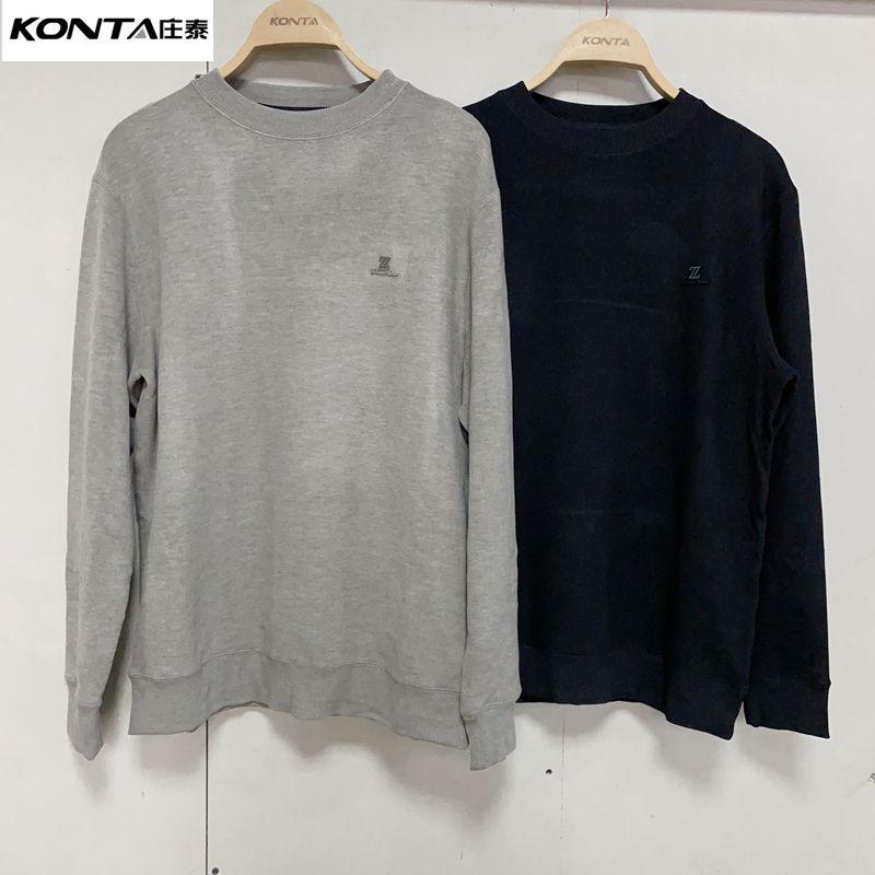 打底衫庄泰中领宽松商务休闲秋